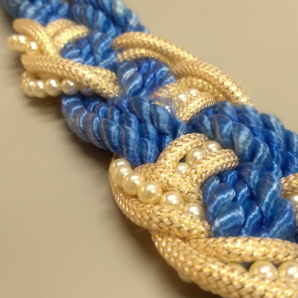 1980's Satin Rope Belt (36.5" long)